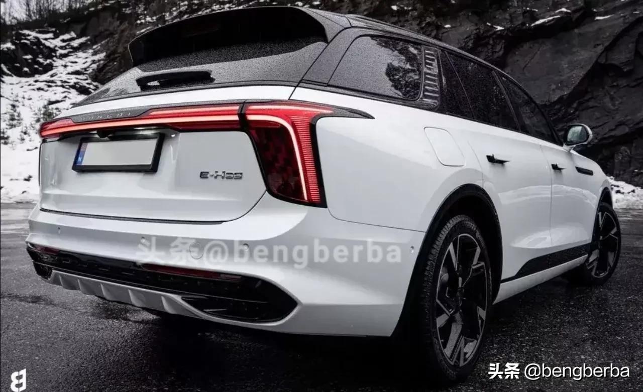 2022新款红旗e-hs9燃油版五座,红旗hs9出口多少钱