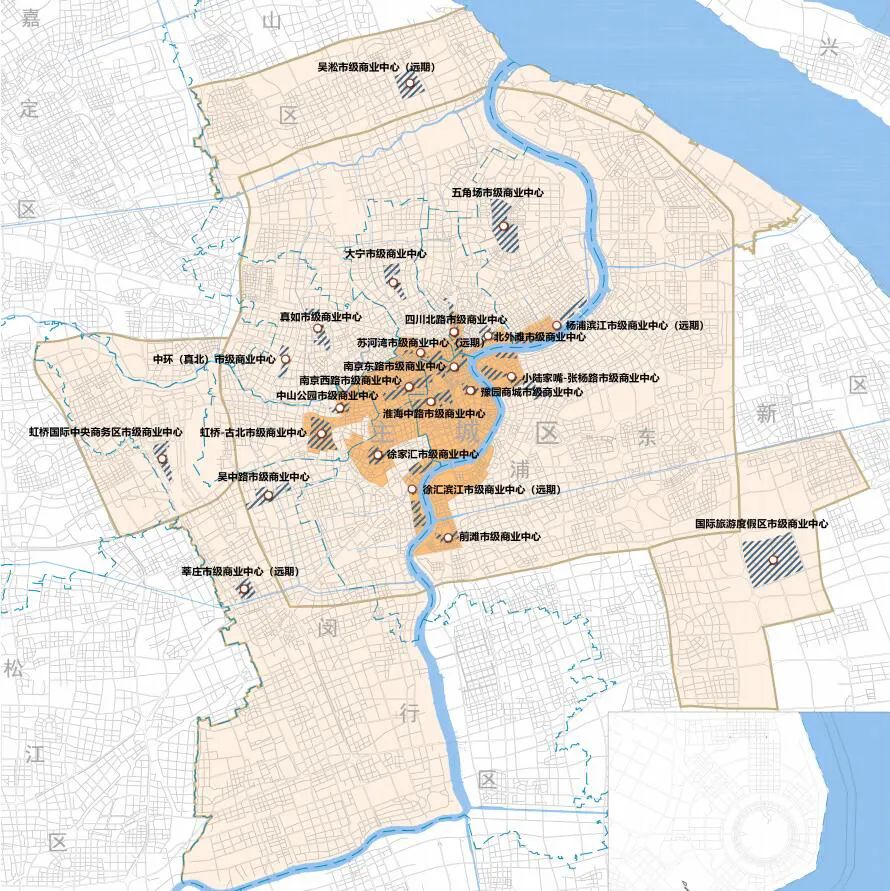 上海各大区的商圈,上海市区各大商圈