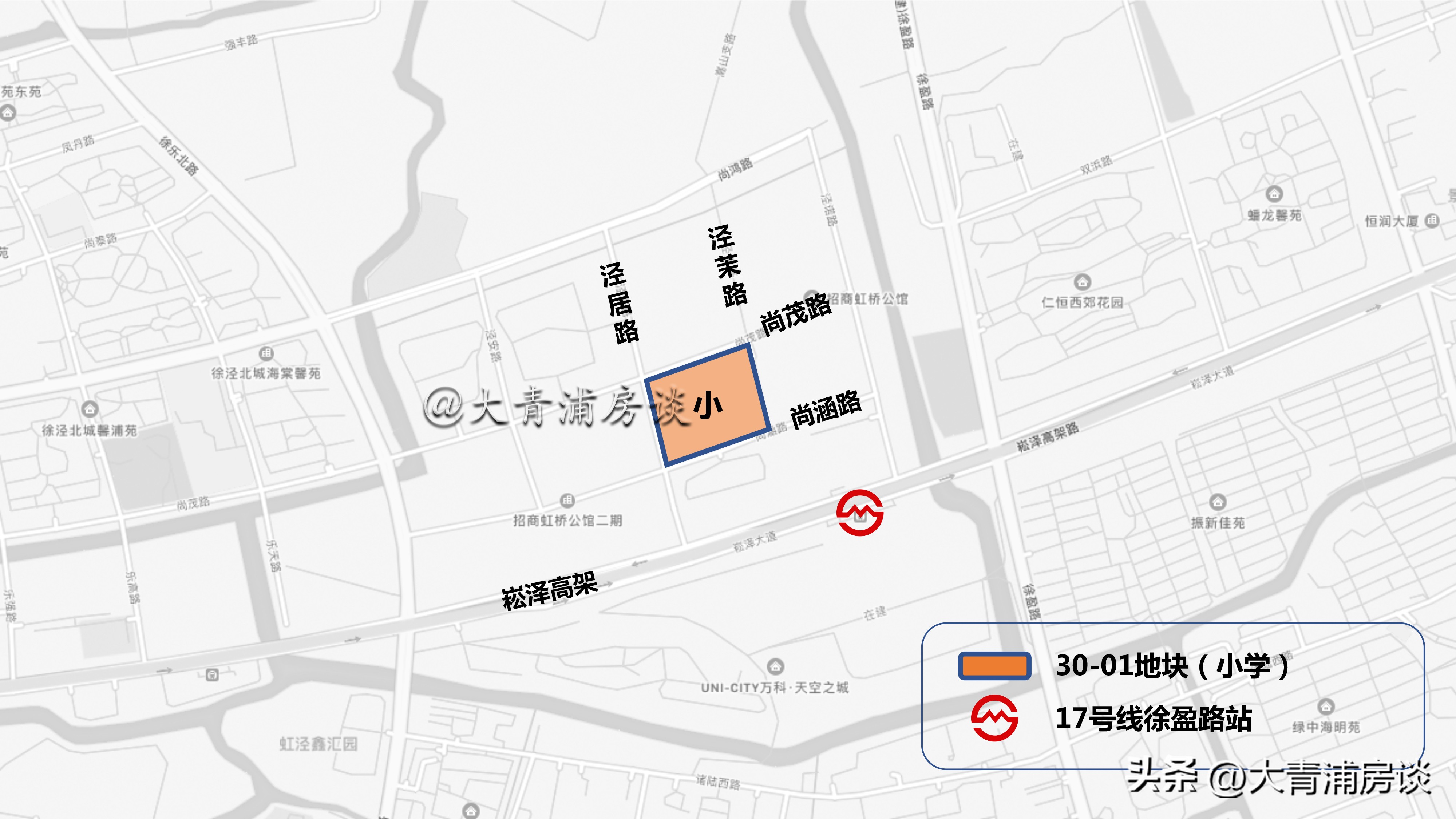 上海青浦徐泾新建学校,青浦徐泾建设