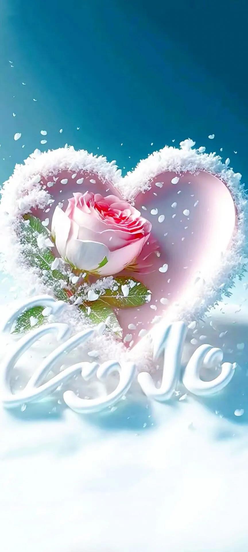 唯美心形壁纸高清图文,唯美爱心壁纸图片大全