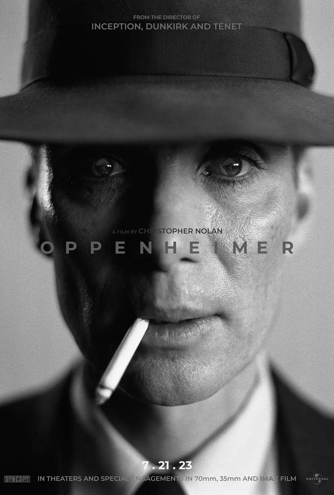 诺兰新作《奥本海默》镜头,诺兰导演的最新作品