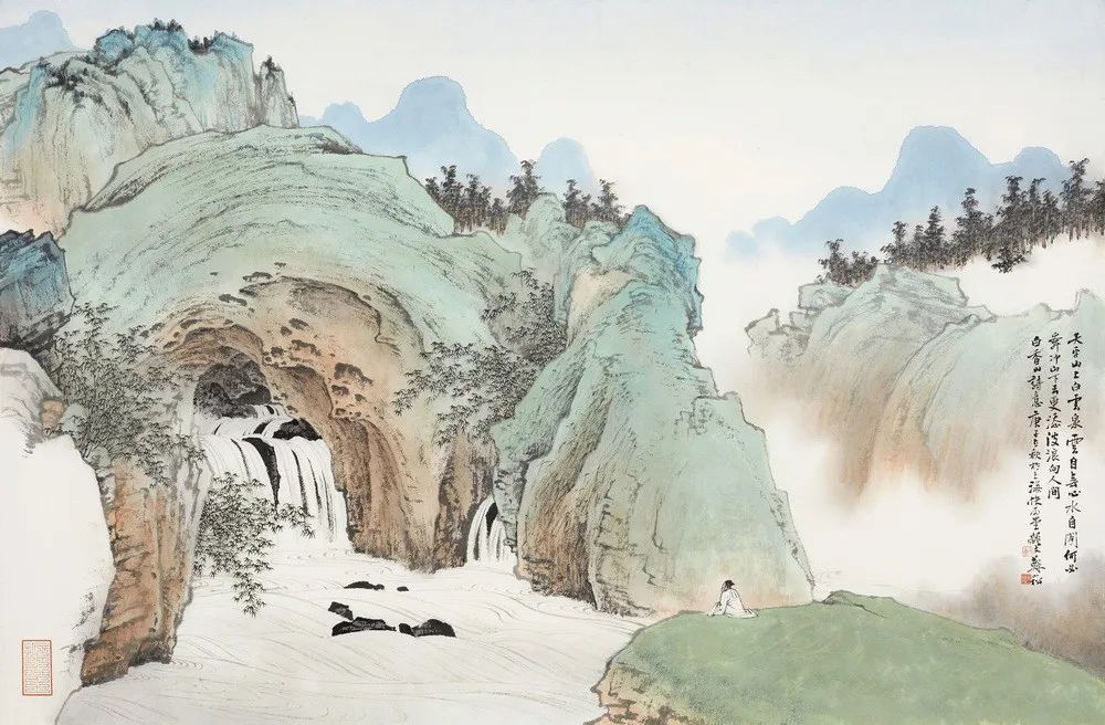 苏小松山水画欣赏,苏小松画家特点