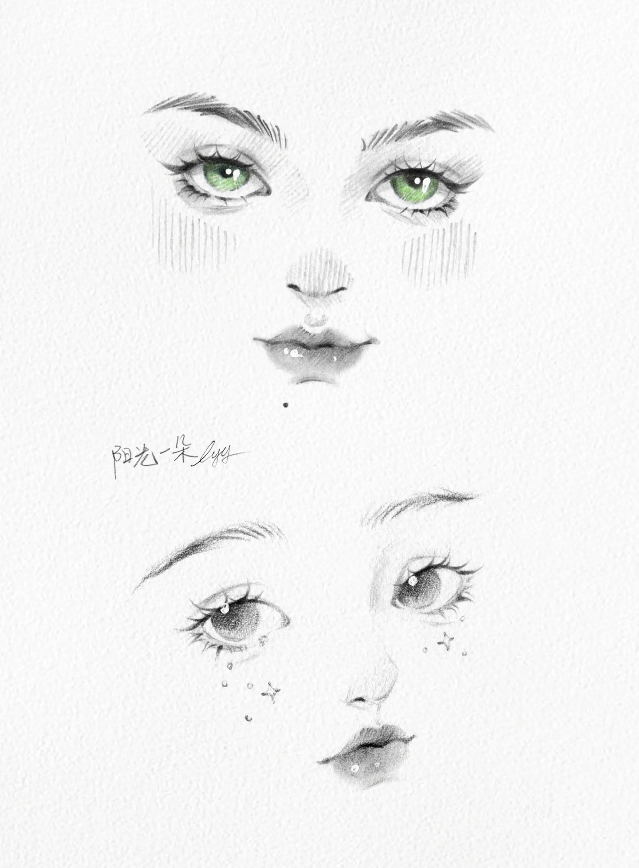 分散型五官妆容画法,眉眼妆容如何画才好看