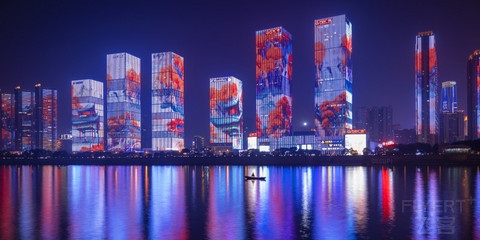 相望橘子洲，长沙万达文华小住