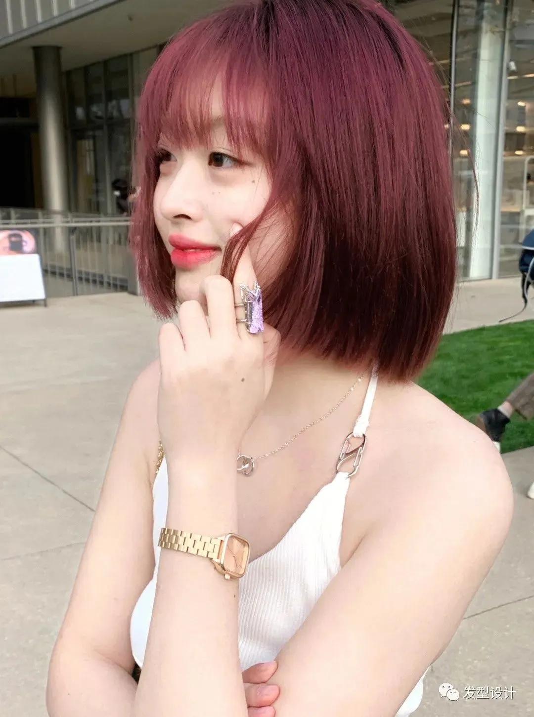 40-50岁女人圆脸短发,30-40岁洋气圆脸短发