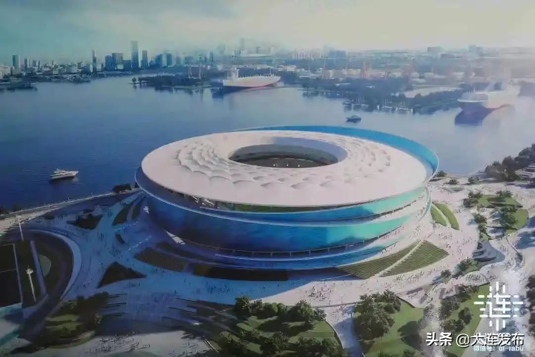 大连足球场最新效果图,大连新体育场是谁建造的