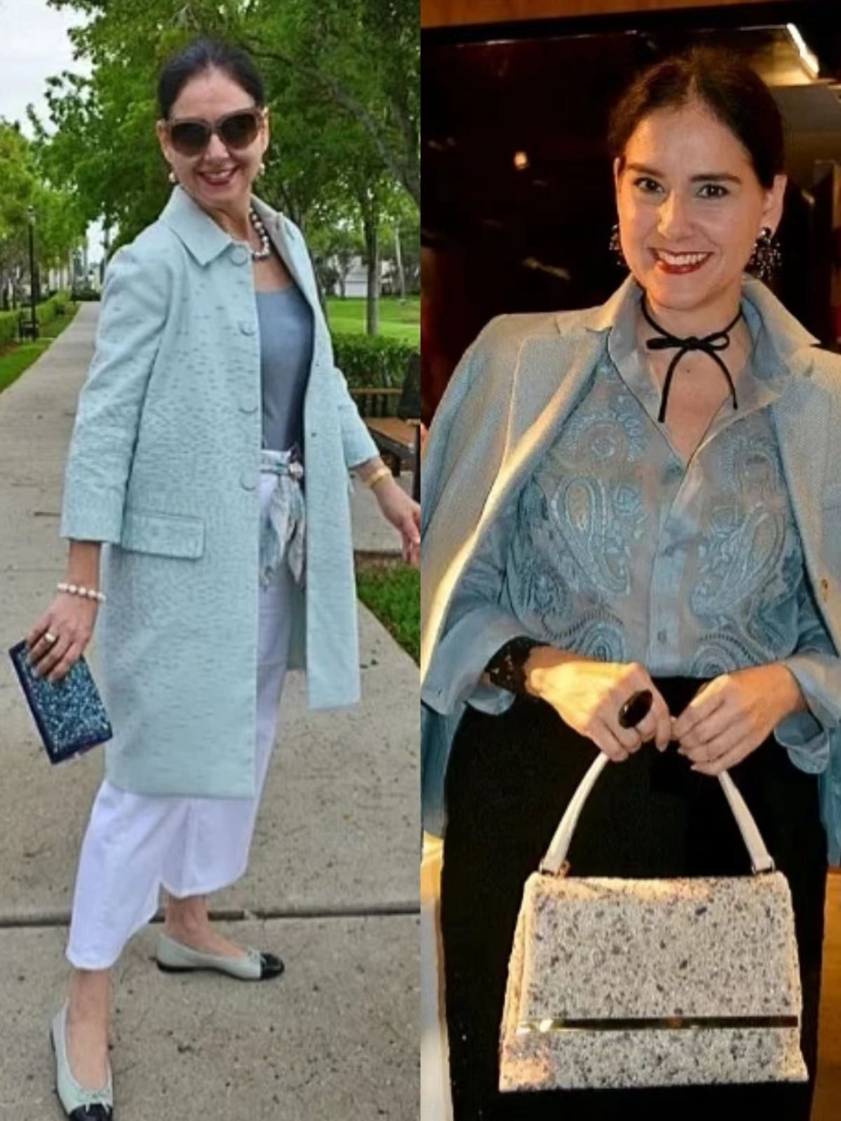 五十岁妈妈这样穿减龄又好看,40-50岁妈妈春季洋气穿搭气质