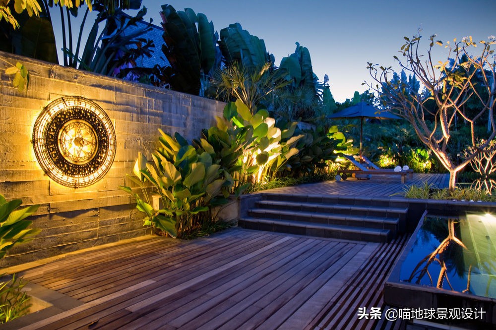 60平方别墅庭院效果图大全,60款优秀的别墅庭院创意背景景墙