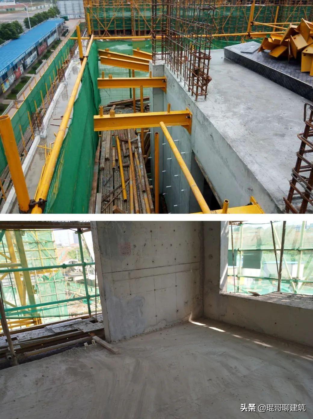 新型悬挑架全套图纸大全集,新型悬挑架半预埋和穿墙哪个安全