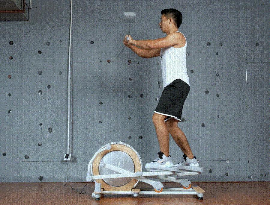 广西赵又廷告诉你：这种“前驱后翘”椭圆机，真是太刺激了