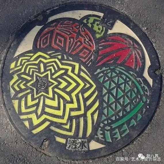 日本最惊人的井盖,真实的日本井盖