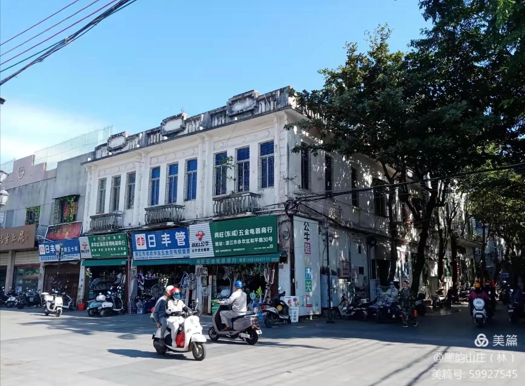 赤坎区老街旅游景点,赤坎老街美景