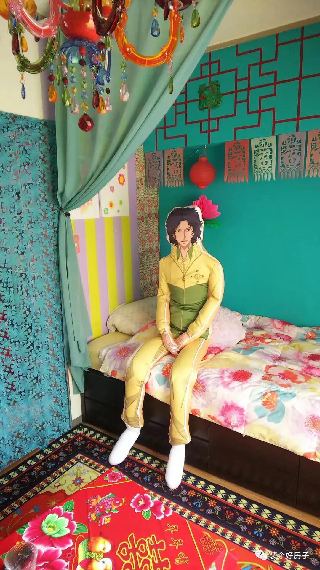 日本妹子把中式元素塞满屋，引全网调侃：您是被哪个东北人带大的