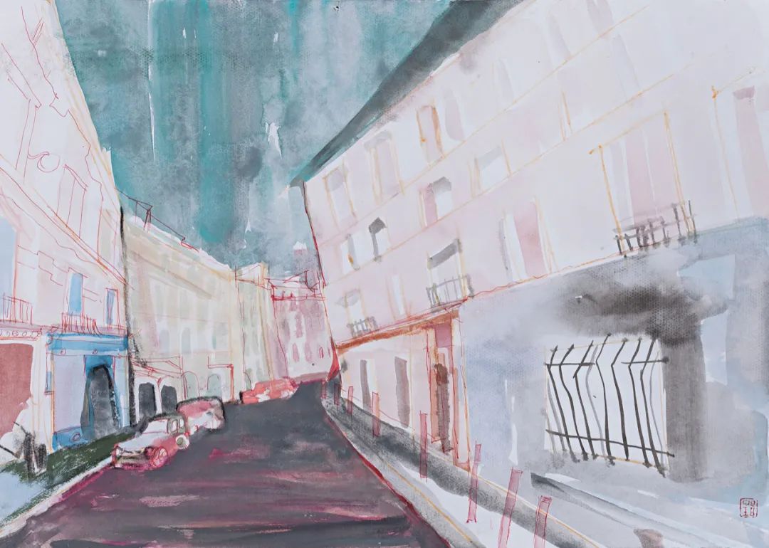 刘筱静山水作品欣赏,刘筱静水墨画作品欣赏