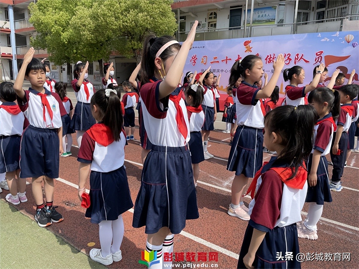 徐州市湖滨中心小学新队员入队暨一星章颁章仪式