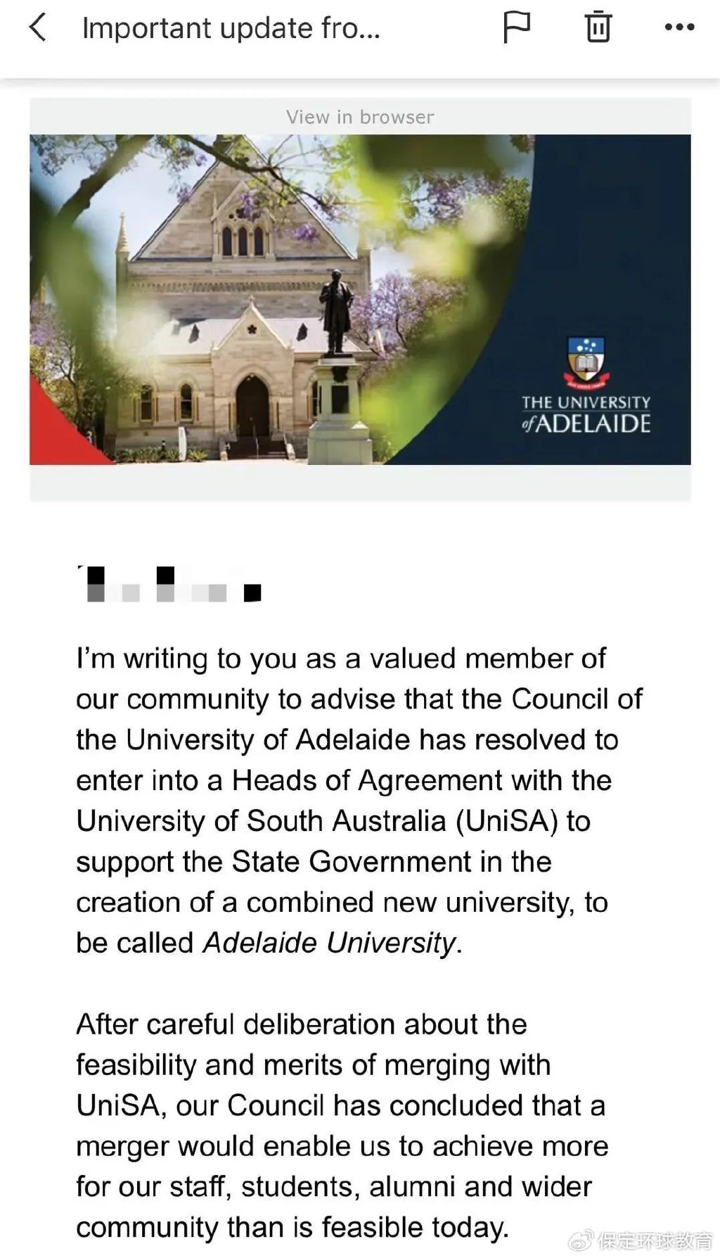 澳洲哪两所大学合并,澳大利亚两所顶尖高校合并