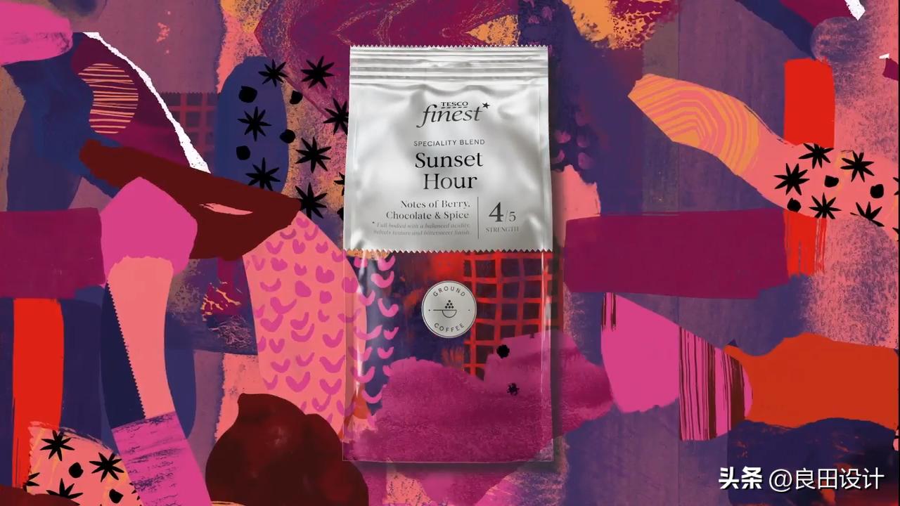 “负担得起的奢侈品”Tesco Finest Coffee 咖啡包装设计
