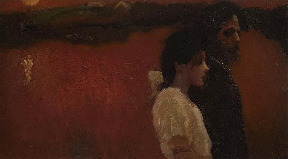 何多苓俄罗斯写生油画,何多苓油画2007