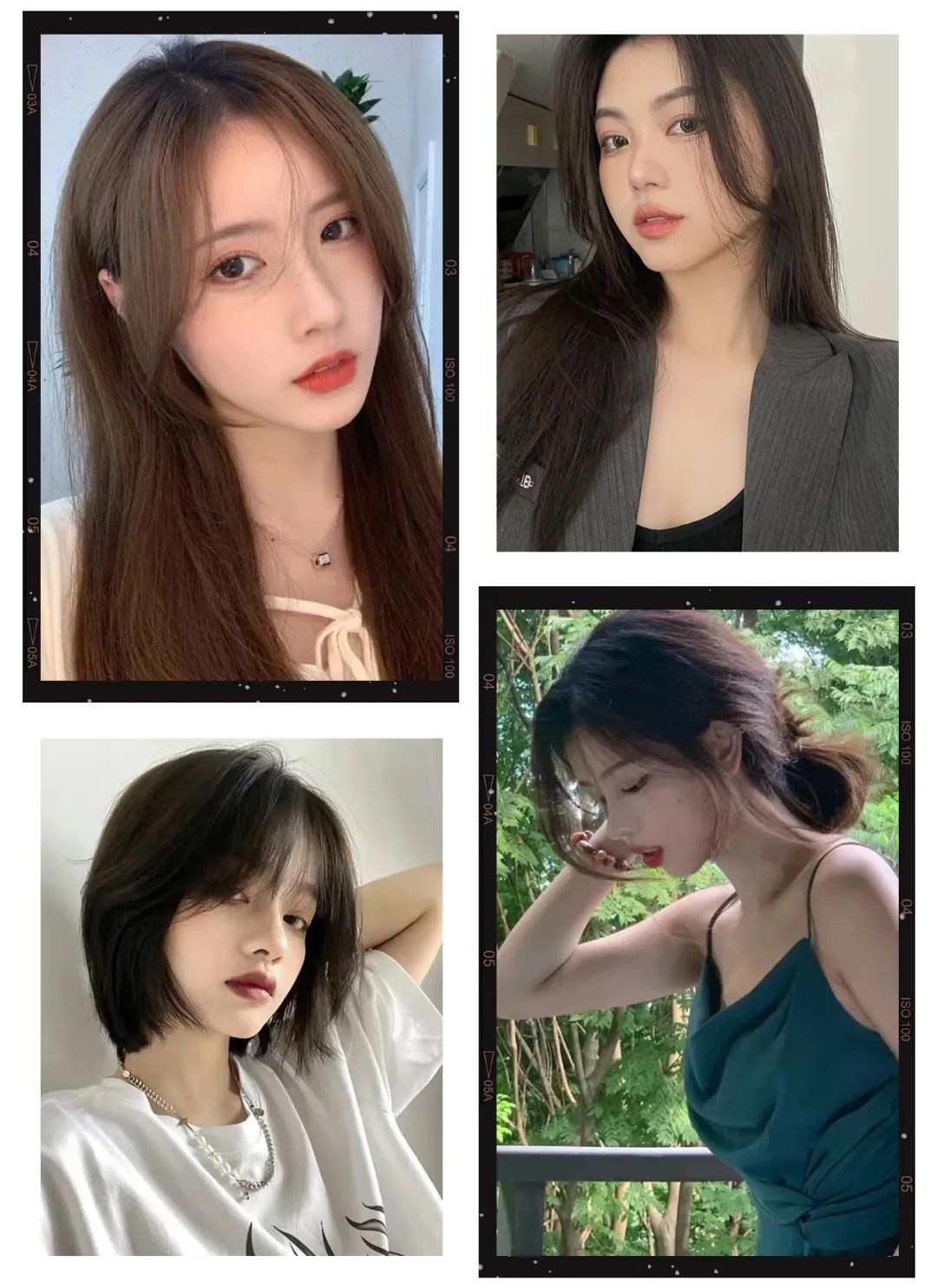 不尝试下刘海你永远不知道多减龄,不容易剪残适合全部脸型的刘海