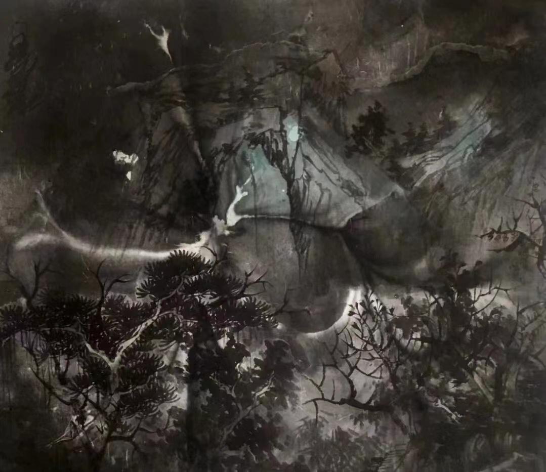 刘鸣水墨画欣赏,当代名家水墨人物画作品欣赏