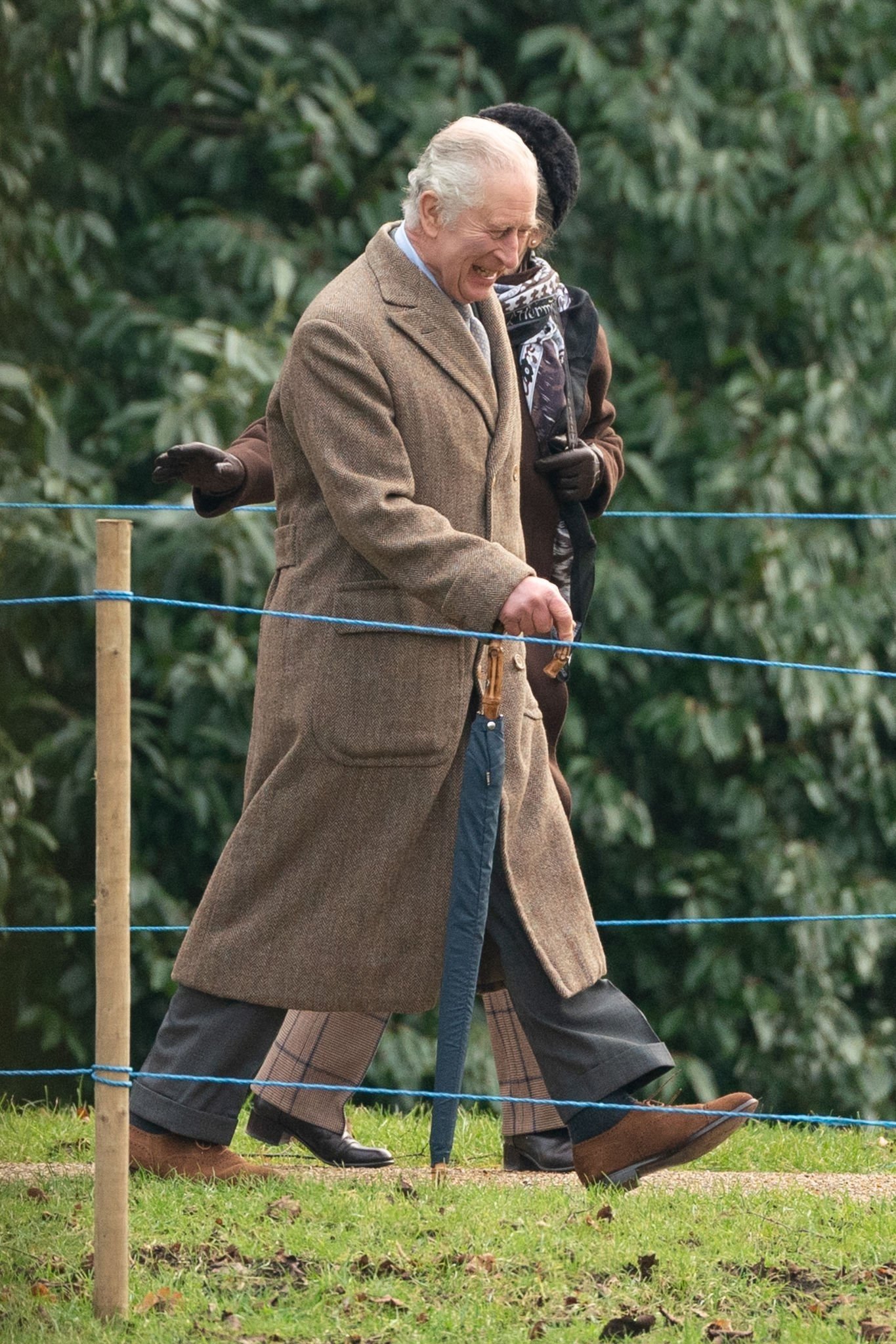 安妮公主与查尔斯,查尔斯与安妮公主合影