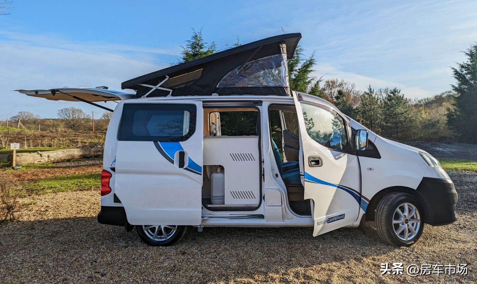 二手日产nv200升顶房车,日产nv200房车配置参数