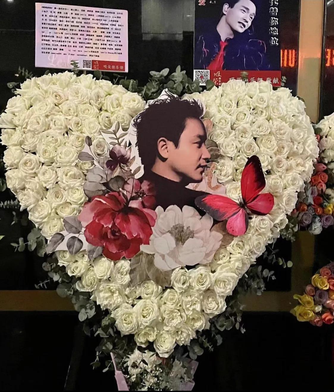 张国荣陈凯歌梅艳芳巩俐合照,张国荣梅艳芳巩俐首映礼