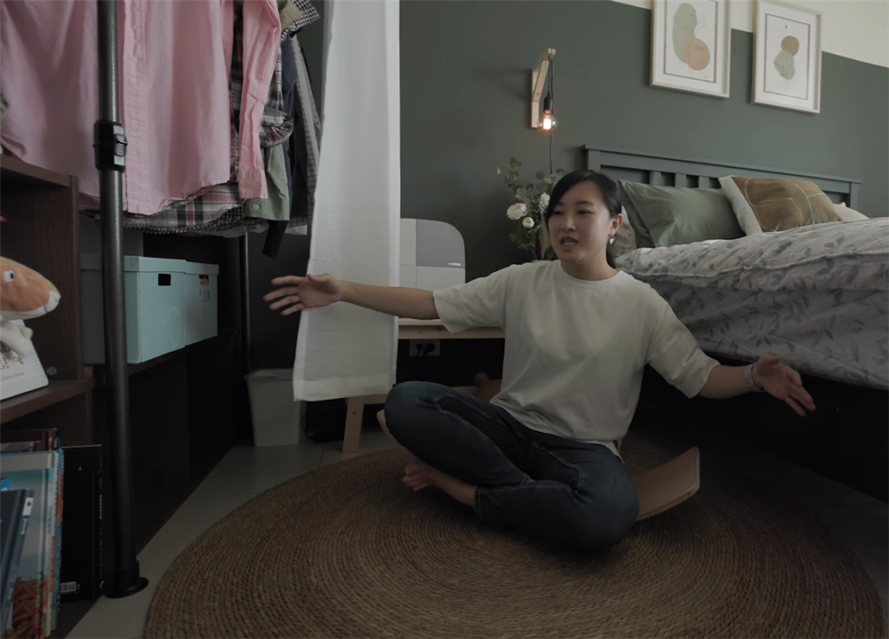 小两口用3天时间，将13㎡杂乱卧室变成森系风，网友：心服口服