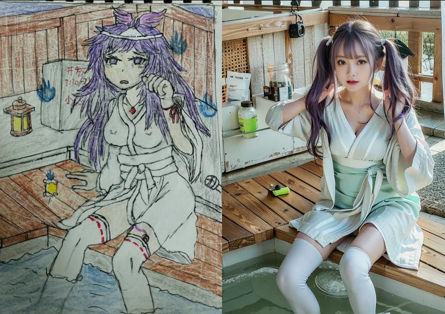 ai赛博coser,ai制作cosplay