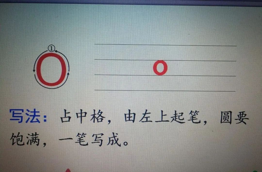 拼音教学：《aoe》教学，学习单韵母的读和写，拼音四个声调教学
