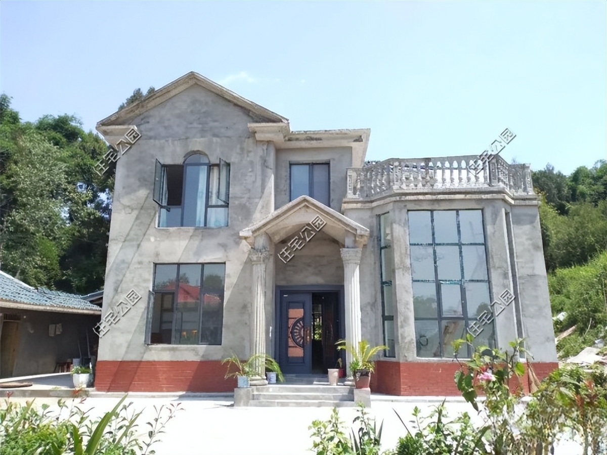 90平米三层自建房设计图20万,农村自建房三层带神位造价20万