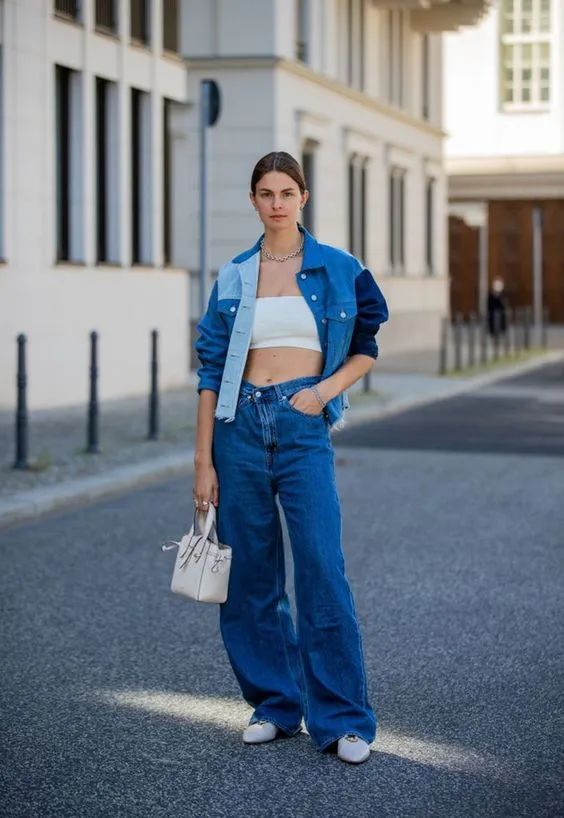 穿蓝色永不过时的高级感,意式轻奢风的高级感蓝色