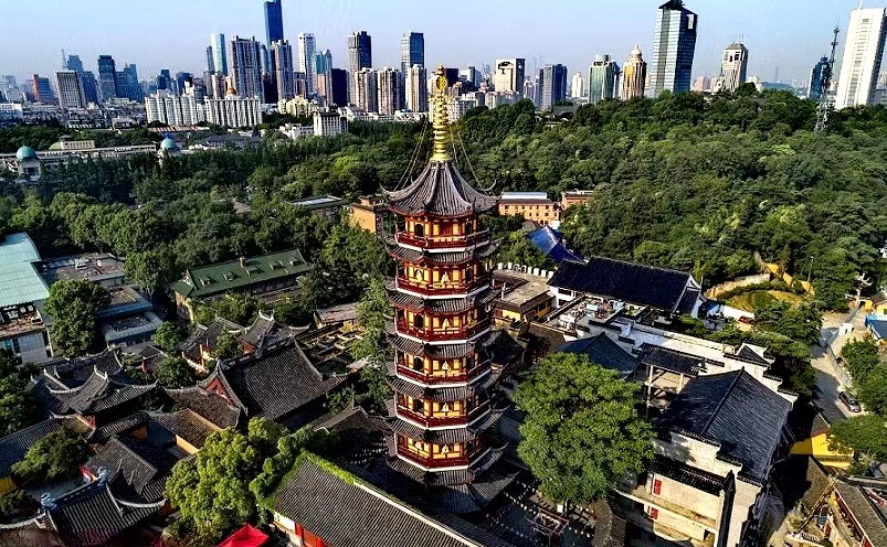 南京十大古寺分布区,南京十大寺庙哪一座离火车站最近