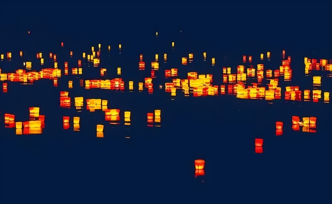处暑习俗放河灯视频,处暑节气手工河灯