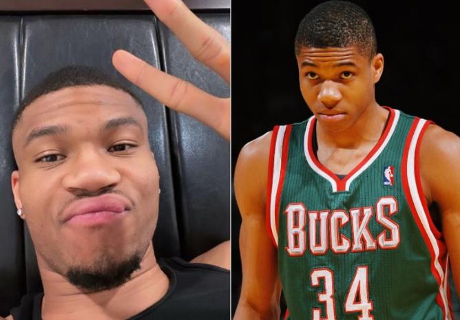 字母哥剃寸头,字母哥剃头发