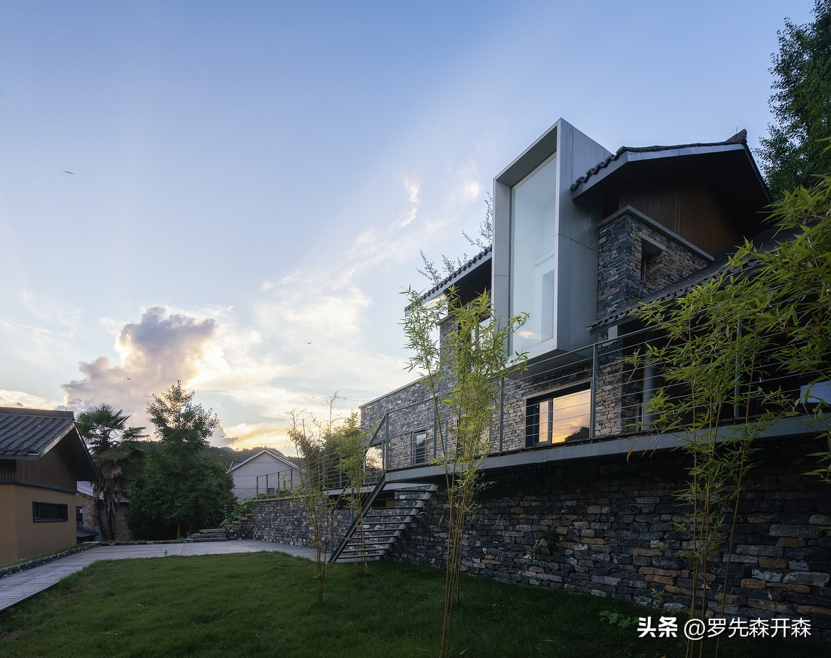 残破倒塌的石房与土屋的改造新生，杭州——让建筑空间与自然对话