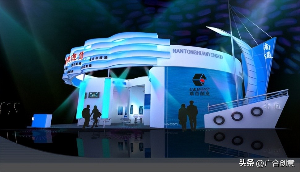 展会展位72平米设计效果图大全,9平米展位设计技巧