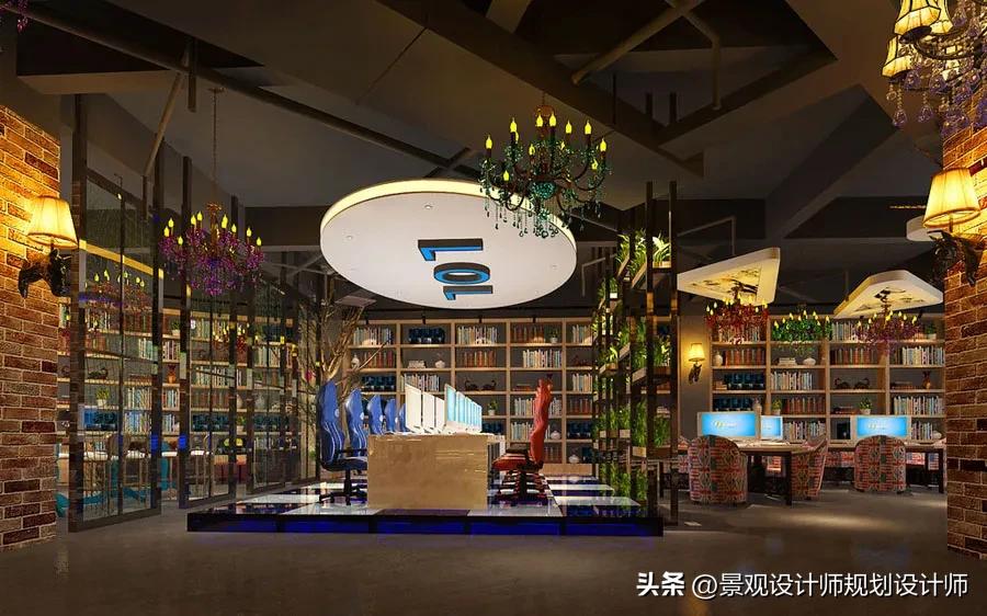 最好的网吧设计图,网咖设计全套案例