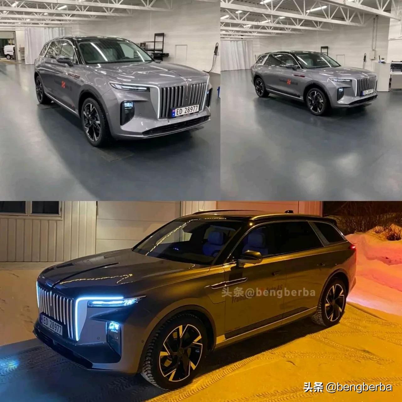 2022新款红旗e-hs9燃油版五座,红旗hs9出口多少钱