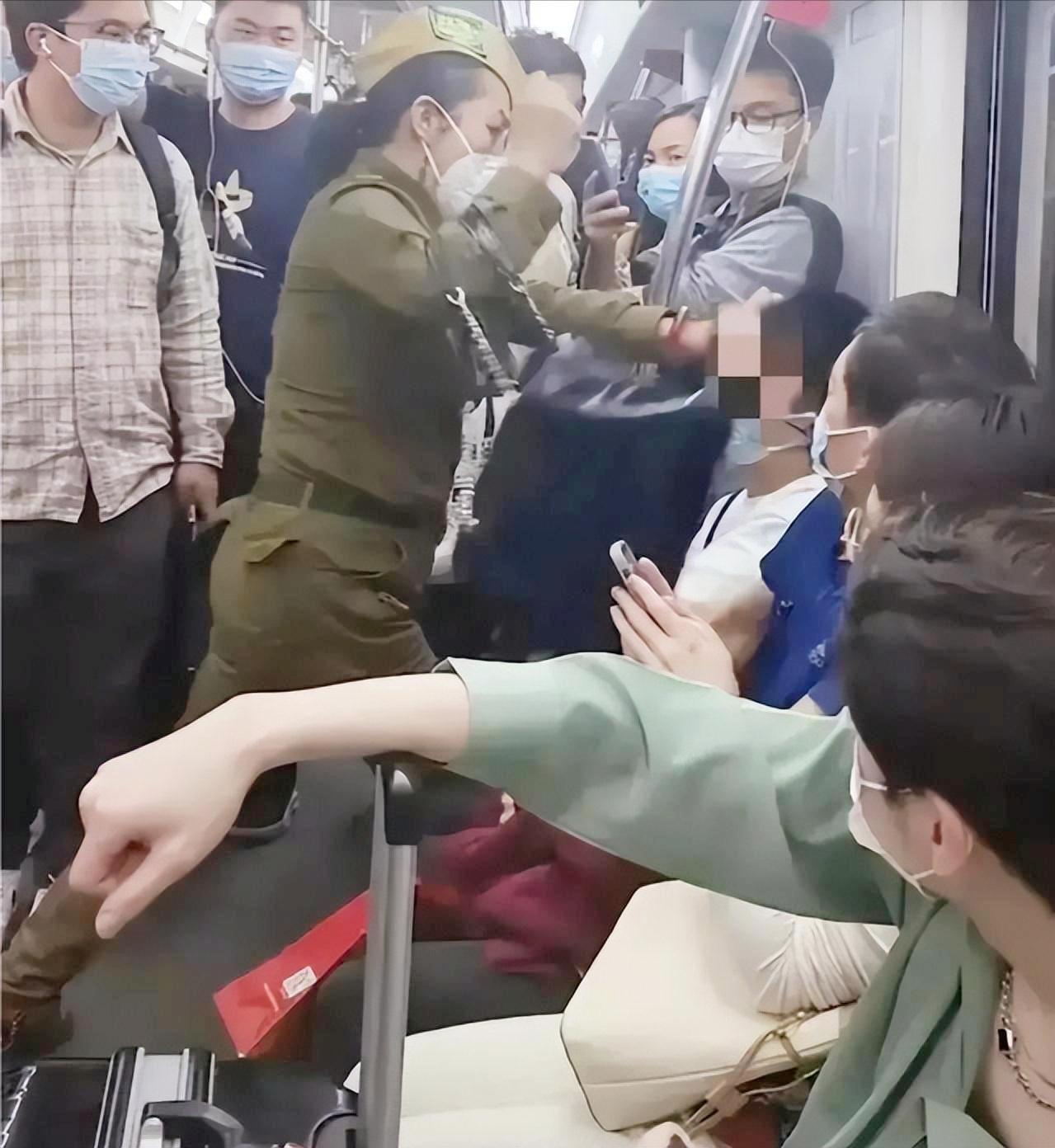 广州醉酒男子暴打女性被特警制服,上海女子殴打15岁男性