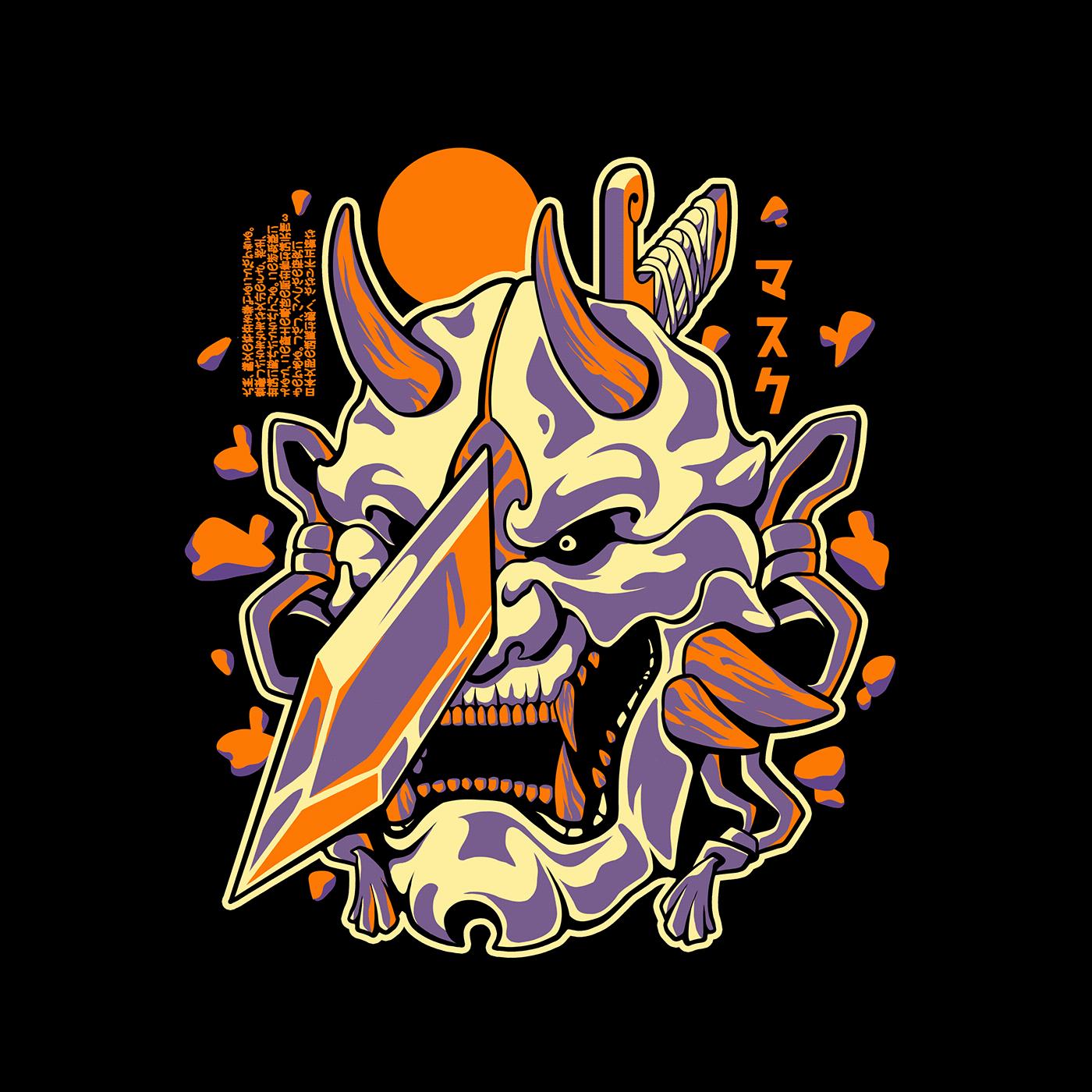 【插画欣赏】这样的潮流T袖插画，好想买！