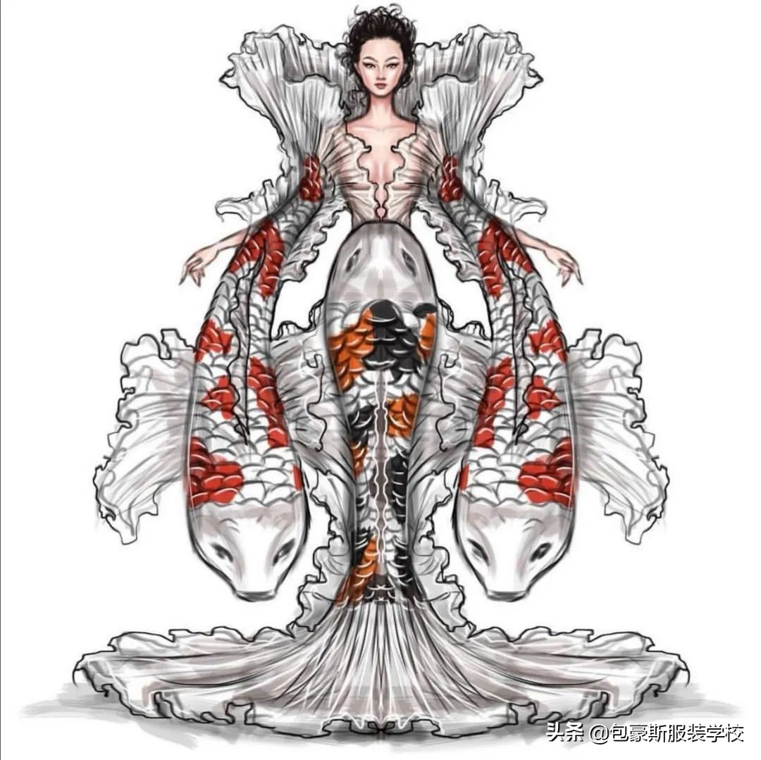 国际时尚插画师插画作品欣赏图文,创意插画古埃及