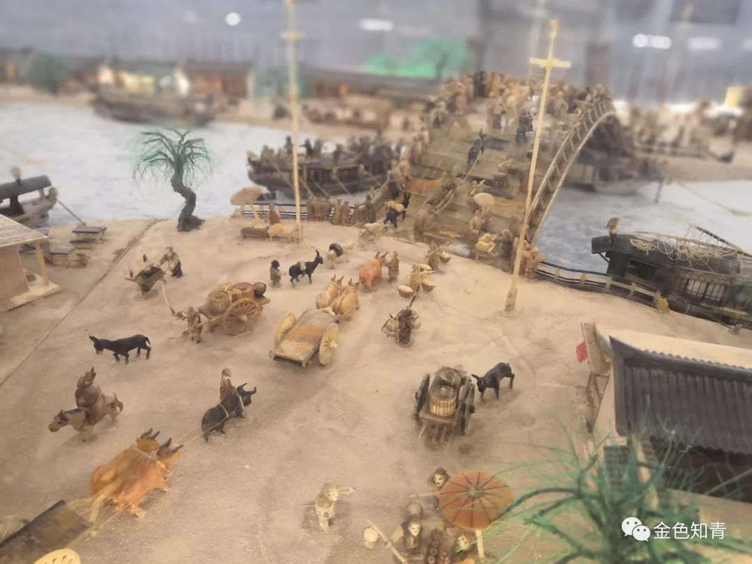 用馒头做一幅清明上河图,清明上河图用石材