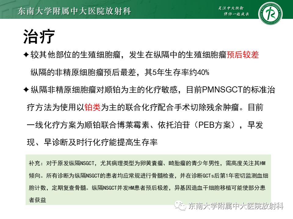 好文分享值得深思,纵隔精原细胞瘤