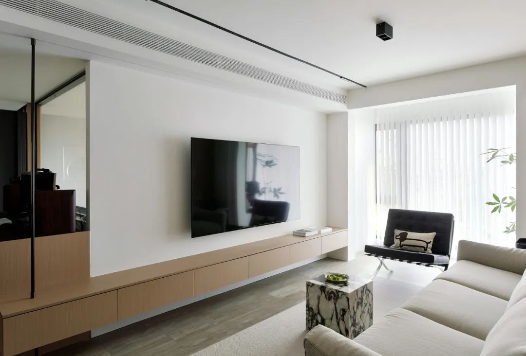 舒适为主92平现代简约温馨空间,淡雅现代格调空间