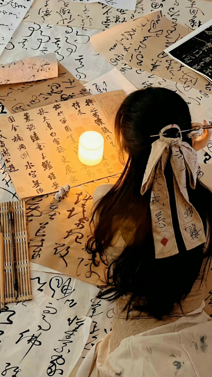 古风壁纸风景书法,古风桌面壁纸书法