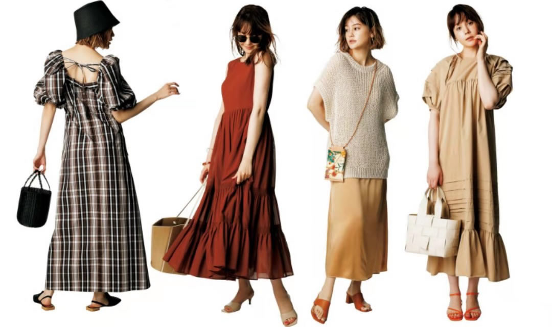 连衣裙的多种穿搭技法,讲解连衣裙的穿搭