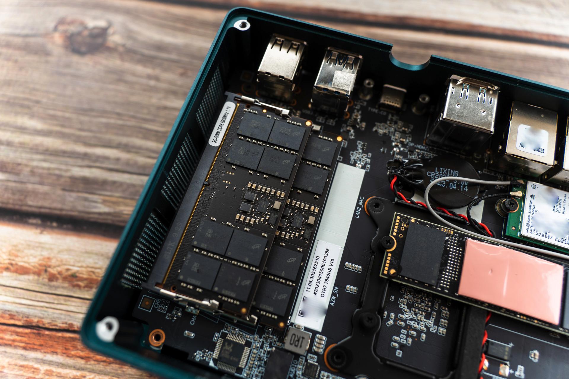 amd锐龙77840hs迷你主机拆解,amd7840h迷你主机显卡测评