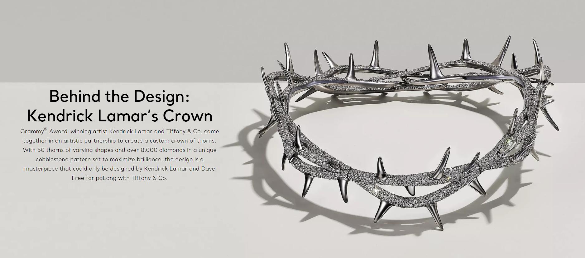 kendricklamar荆棘王冠多少钱,蒂芙尼设计珠宝