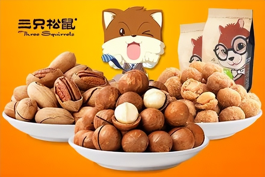 三只松鼠创业史,三只松鼠各种坚果销售情况